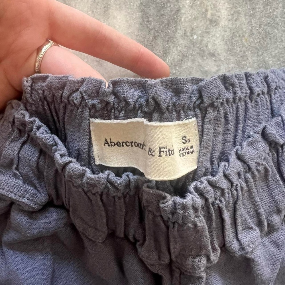 Abercrombie & Fitch Charcoal Wide Leg Lounge Pants - Picture 3 of 3